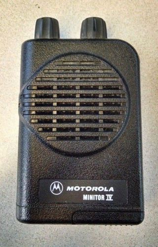 Motorola minitor iv 4 vhf fire ems police pager - free programming included for sale