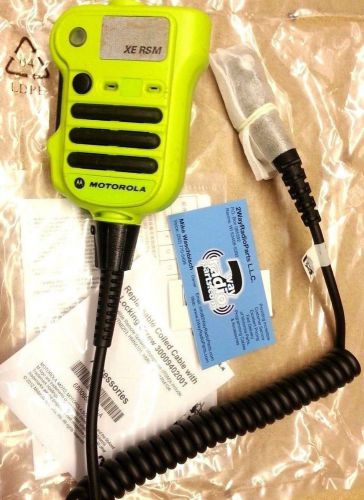 Motorola apx7000 apx6000 xe radio remote speaker mic green refurbished save! # c for sale