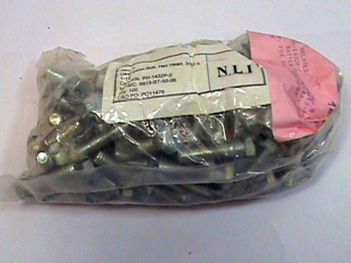 96 each 3/8&#034; -16 x 1-1/2&#034; hex head bolts c&amp;d technologies ph-1432p-e nos for sale