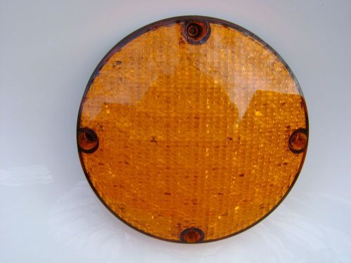 7&#034; Round Amber LED Turn Light: SoundOff Signal Sound Off ECV7561TY