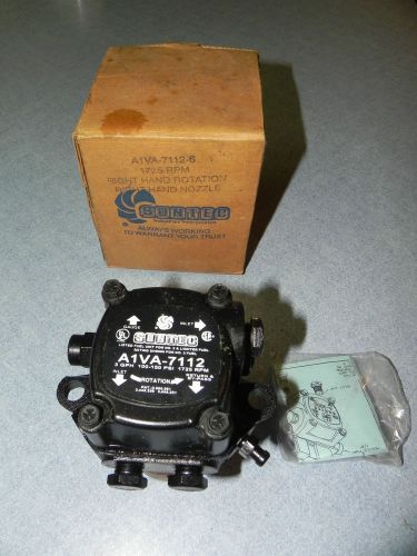 SUNTEC SUNDSTRAND A1VA 7112 -6 REPLACES A1VA 7012 OIL BURNER PUMP 1725 RPM