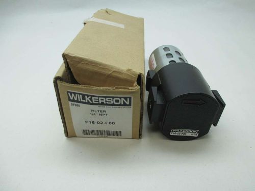 New wilkerson f16-02-f00 particulate pneumatic filter 1/4 in npt d384975 for sale