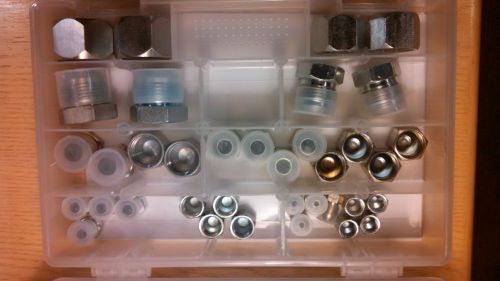 HYDRAULIC JIC PLUG AND CAP KIT. 36 PC SET NEW