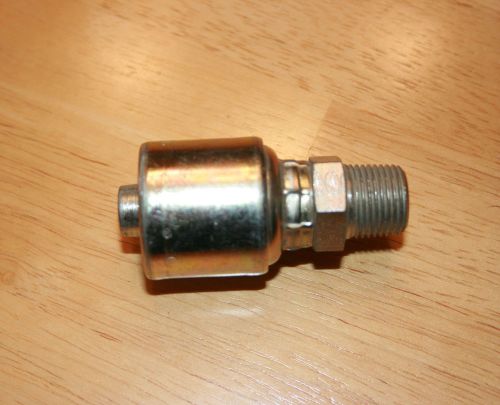 GATES G25100-0806  HYDRAULIC CRIMP ON FITTING COUPLER 8G-6MP