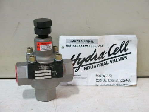 WARNER ENGINEERING C24ABSVSSNH HYDRA-CELL VALVE, 1-1/4&#034; NPT