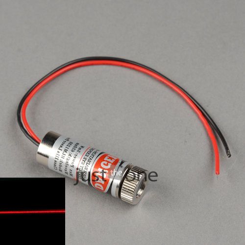 Utility 5mW Red Laser Line Module Focus Cross Stripe Lens Laser Head Adjustable