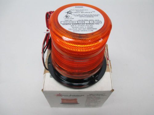 NEW NORTH AMERICAN LEDFL/RV350-A MICRO-BURST FLASHING LED LIGHT AMBER D275479