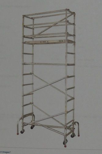 Scaffold Tower 15&#039; High Narrow Span 6&#039; Scaffolding Construction Werner