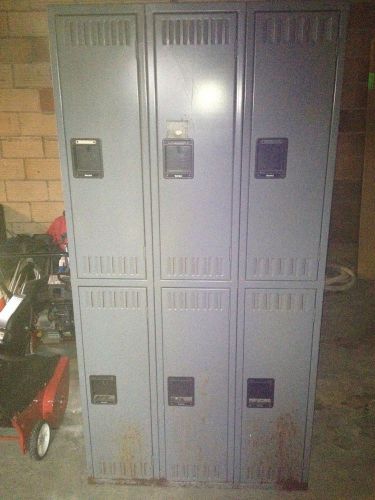 METAL SCHOOL GYM STORAGE EMPLOYEE LOCKER CABINET