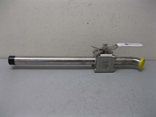 1-1/2&#034; svf 1500# butt weld x sanitary ss ball valve sb7f6666aaeto new d15 (1689) for sale