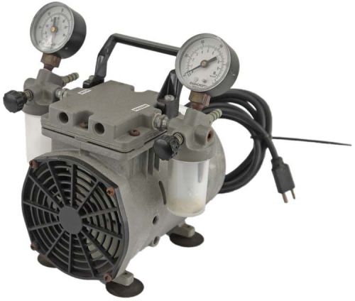 Welch thomas 2534b-01 dry oil-free dual function vacuum/pressure laboratory pump for sale