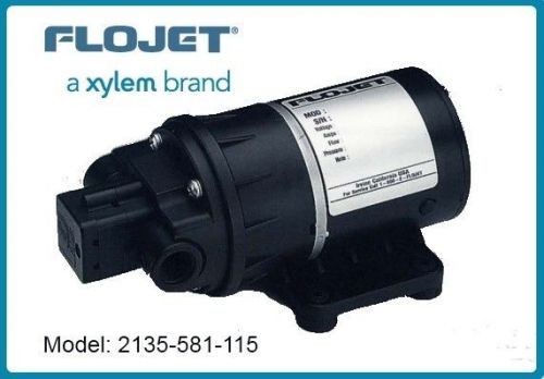 FLOJET PUMP Model 2135-581-115 Industrial Water/Liquid Pump 115 Volt 1.5 GPM