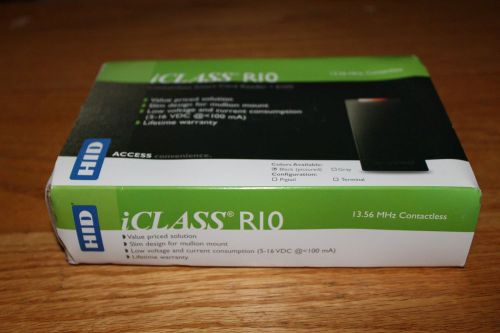 HID iClass R10 Contactless Smart Card Reader 6100 13.56 MHz Black