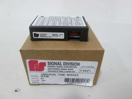 NEW FEDERAL SIGNAL UTM SPEAKER UNIVERSAL TONE MODULE 120V-AC D336734