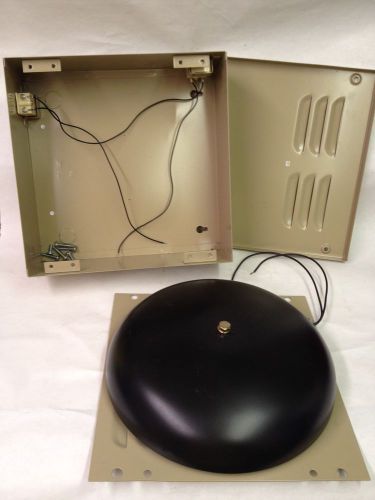Loud school / emergency fire bell beige box amseco potter abb1031 12v dc motor for sale