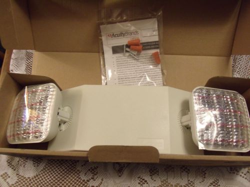 LITHONIA  LED Emergencyt Light -  Square Head 2 w/Battery