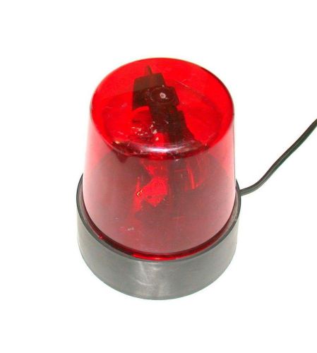 RADIOSHACK RED ROTATING LIGHT 6&#034; DIAMETER 120 AVC MODEL 42-3054