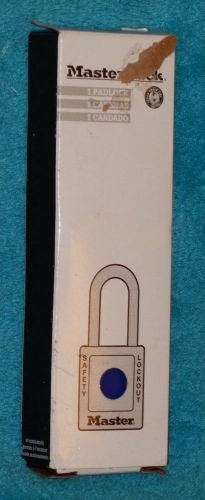 Master lock 411blu padlock, zenex, blue, length 3 in tagout lockout safety 411 for sale