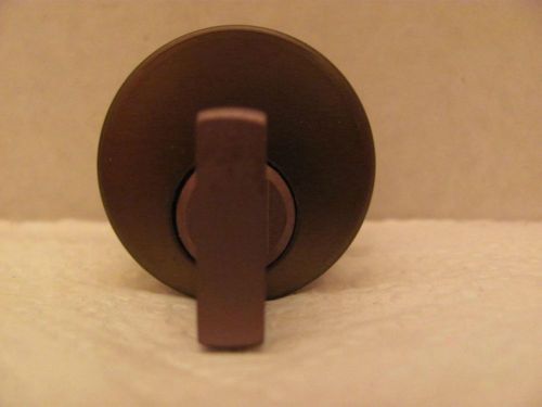 ILCO Brass MORTISE CYLINDER / 1 1/8&#034; Length / Keyway - Thumbturn  / Finish-Dura