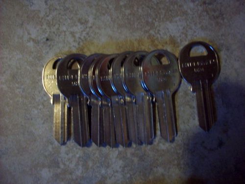 Lot Of 10 Hillman Brand M24 Keyblanks, For Master Padlocks