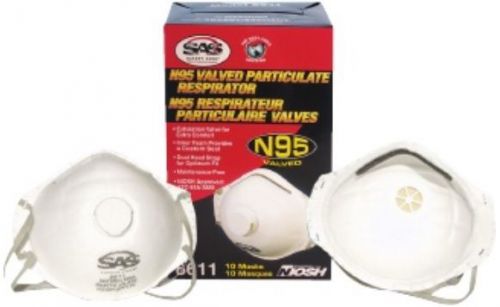 SAS 8611 N95 Valved Particulate Respirator