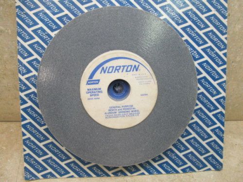 NORTON, BENCH GRINDING WHEEL, 7&#034; X 1&#034; X 1&#034;, 36/46 GRIT, WITH BUSHINGS