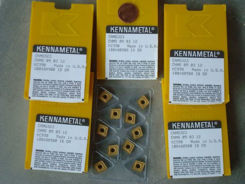 50pcs new kennametal cnmg323  tin coated carbide inserts, grade: kc990 for sale