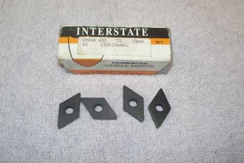 INTERSTATE    CERAMIC INSERTS  DNGA 432       PACK  OF 14     GRADE A2