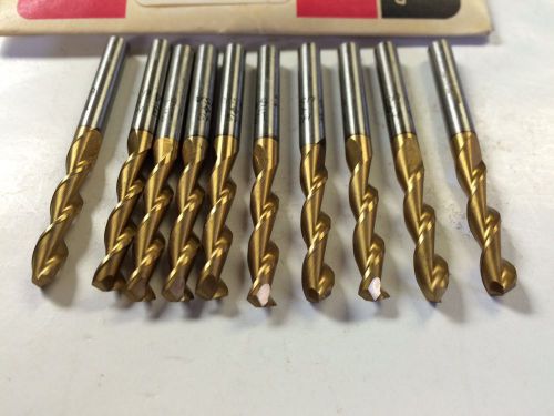 Cleveland 16009  2165TN  13/64&#034; Screw Machine Length Parabolic Drills Lot Of 10