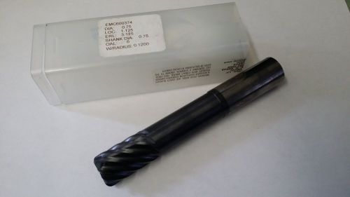 Onsrud EMC600374 3/4&#034; Carbide Endmill 6in, 8-Flute, TiCN