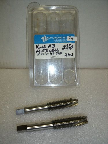 1/2”-13 SPIRAL POINT FLUTELESS GH3 PLUG TAP - 1 pc -  HSS USA – T16