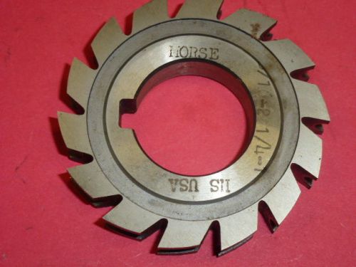 MORSE HS CONCAVE MILLING CUTTER, 3/16&#034; x 2-1/4&#034; x 1&#034; w/ SLOT