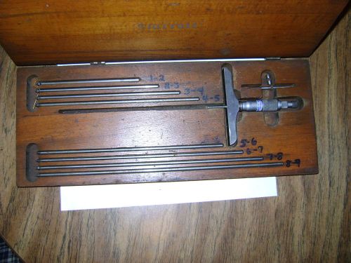 STARRETT  No. 445 DEPTH MICROMETER MACHINIST TOOLS