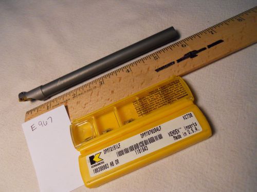 1 new 12 mm garant carbide boring bar. w/ 10 kennametal dpmt 21.51 inserts e967 for sale