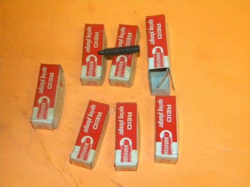 Lot of 7 Reid SL-4N Locking All-Steel Spring Plunger SL4N