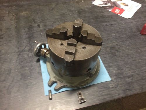 Palmgren 8&#034; Rotary Table w/ 4 Jaw Chuck