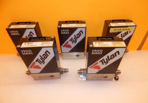 Tylan FC-2900V Mass Flow Controller 40 SCCM, N2 - Lot of 5