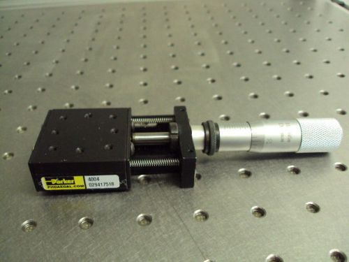 PARKER HANNIFIN DAEDAL 4004 LINEAR POSITIONER STAGE PLATFORM TRAVERSE MICROMETER