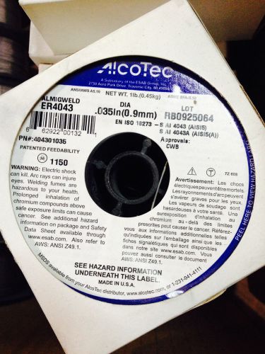 AlcoTec .035, 1 lb spool welding wire, alloy ER4043