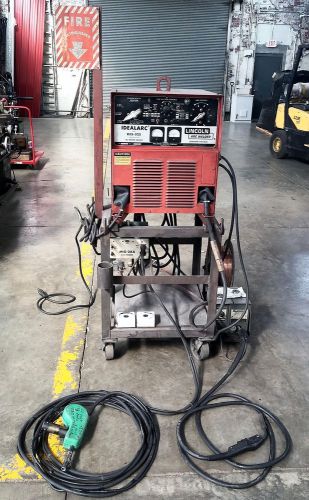 Lincoln idealarc r3s-325 dc mig welder w/ linde spool gun for aluminum welding for sale