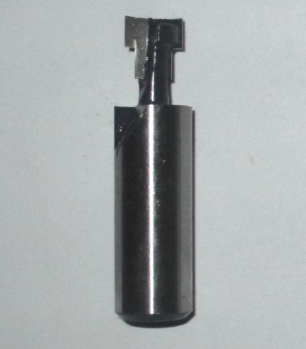 3/8&#034; x 1/4&#034; key hole router bit w/ 1/2&#034; shank; 2 carbide flutes, keyhole t-slot for sale