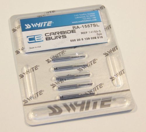 SS White Carbide Burs RA-1557SL 5 Pcs