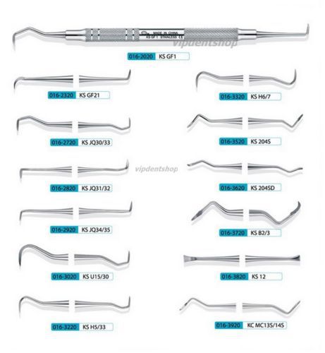 10PC KangQiao Dental Instrument Scalers KS 12 016-3820