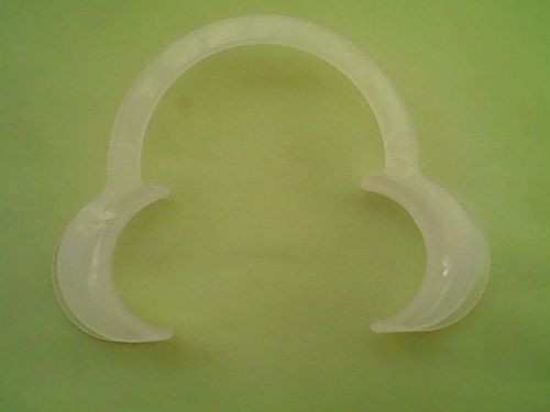 5 Dental Teeth Intraoral Cheek Retractor C Type White Color Opener Medium Size