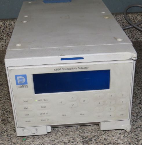 DIONEX CD20 CONDUCTIVITY DETECTOR ION CHROMATOGRAPHY HPLC -C