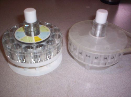 2 Centrifuge Rotors 4&#034; Diameter, 13 &amp; 20 Tube Positions