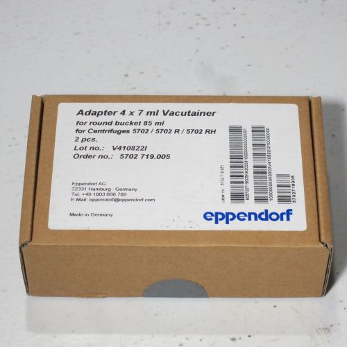 EPPENDORF ADAPTER 4X7 ML VACUTAINER FOR ROUND BUCKET 85 ML, 2 PCS, 5702/R/RH