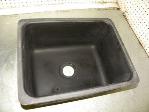 Epoxyn EPL-15C Resin Drop-In Sink 16&#034; X 12&#034; X 8&#034; Color Black EPL15C