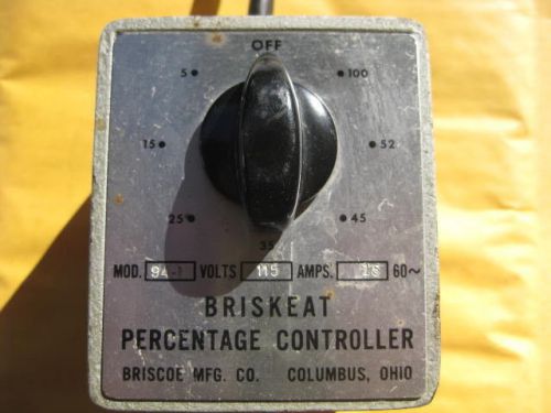 Briskeat brisk heat 94-1 percentage controller mantle