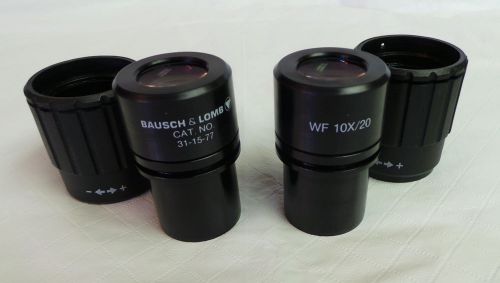 Bausch &amp; Lomb  WF10X / 20 Eyepieces ***NICE***